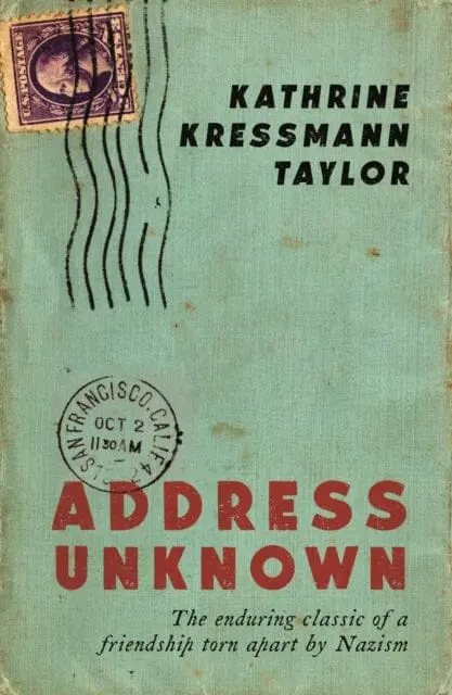 Address Unknown By Kathrine Kressmann Taylor 1