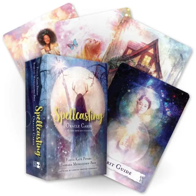 Spellcasting Oracle Cards: A 48-Card Deck And Guidebook By Flavia Kate Peters 1