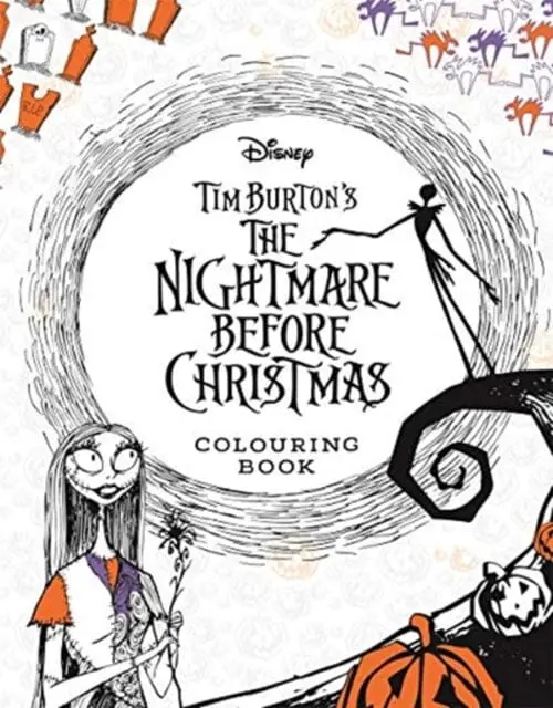 Disney Tim Burton's The Nightmare Before Christmas Colouring Book By Walt Disney Company Ltd. 1