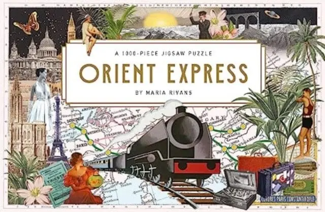 Orient Express : A 1000-Piece Jigsaw Puzzle By Maria Rivans 1