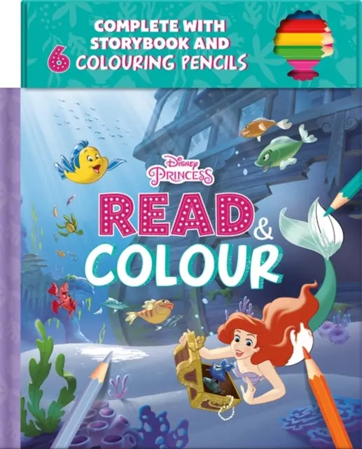 Disney Princess Ariel: Read & Colour By Igloo Books 1