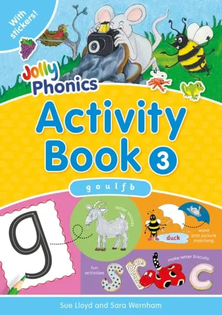 Jolly Phonics Activity Book 3: In Precursive Letters (British English Edition) By Sara Wernham 1
