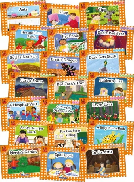 Jolly Phonics Orange Level Readers Complete Set: In Precursive Letters (British English Edition) By Louise Van-Pottelsberghe 1