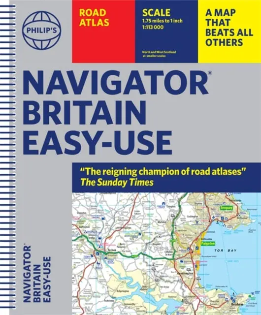 Philip's Navigator Britain Easy Use Format: (Spiral Binding) 1