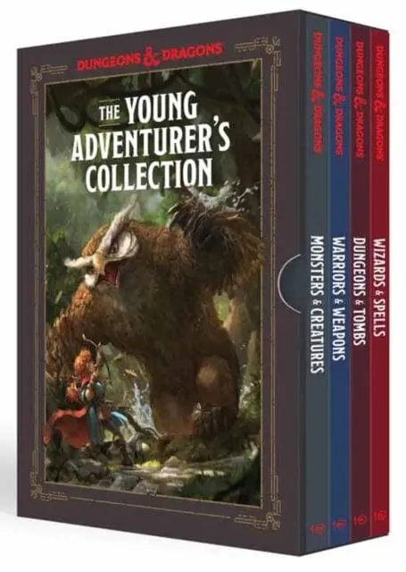 The Young Adventurer's Collection : Monsters And Creatures, Warriors And Weapons, Dungeons And Tombs, Wizards And Spells Dungeons And Dragons 4-Book Boxed Set By Jim Zub 1