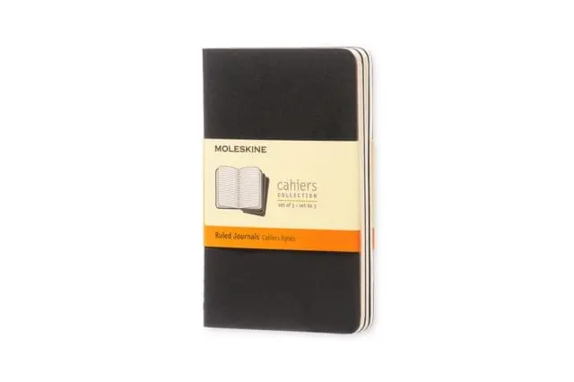 Moleskine Ruled Cahier - Black Cover (3 Set) By Moleskine 1