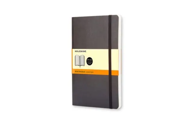 Moleskine Soft Large Ruled Notebook Black By Moleskine 1