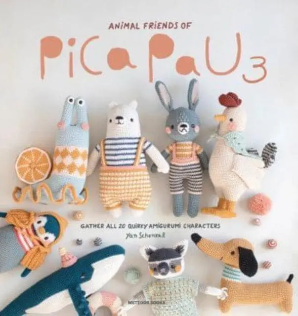 Animal Friends Of Pica Pau 3 : Gather All 20 Quirky Amigurumi Characters By Yan Schenkel 1