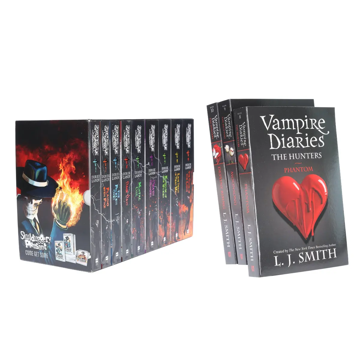 Skulduggery Pleasant & Vampire Diaries The Hunters: 12 Books Collection Set - Ages 11+ - Paperback 1