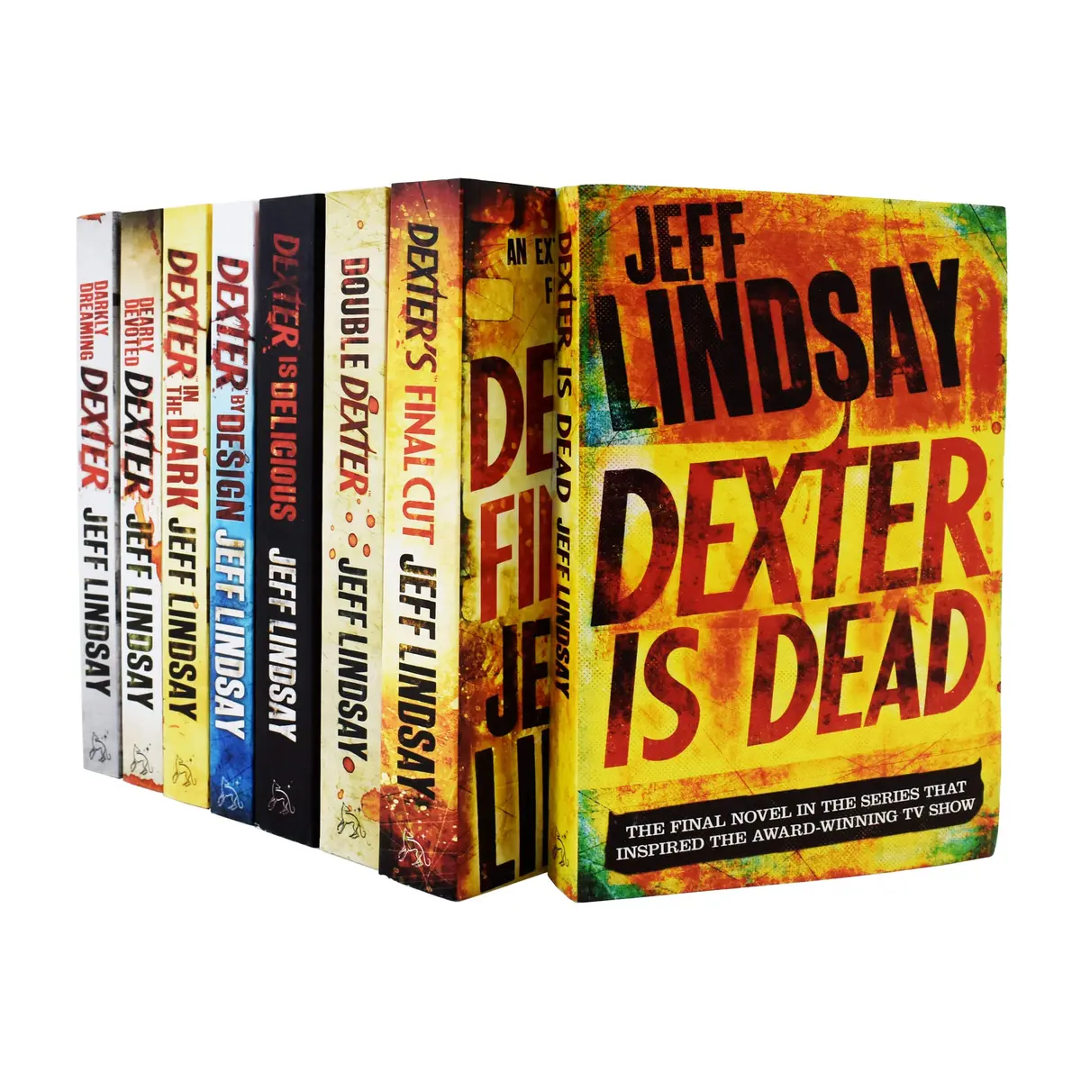 Damaged - Dexter Complete Collection 8 Books Set By Jeff Lindsay - Fiction - Paperback - T 55 1