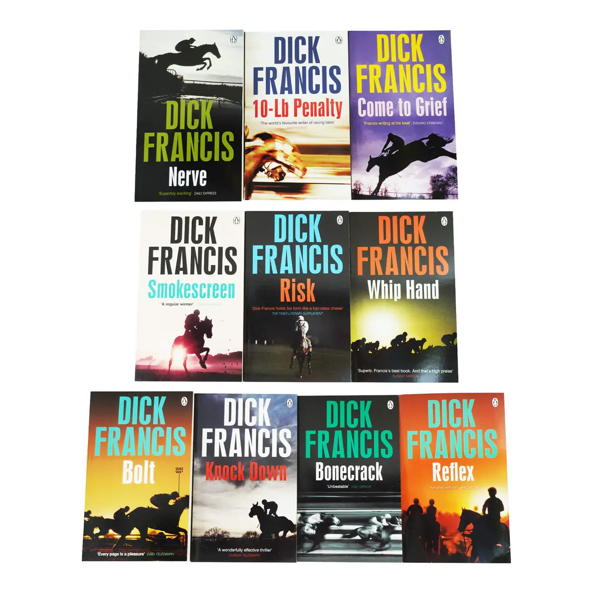 Damaged - Dick Francis Thriller Collection 10 Books Set - Fiction - Paperback - T 55 1