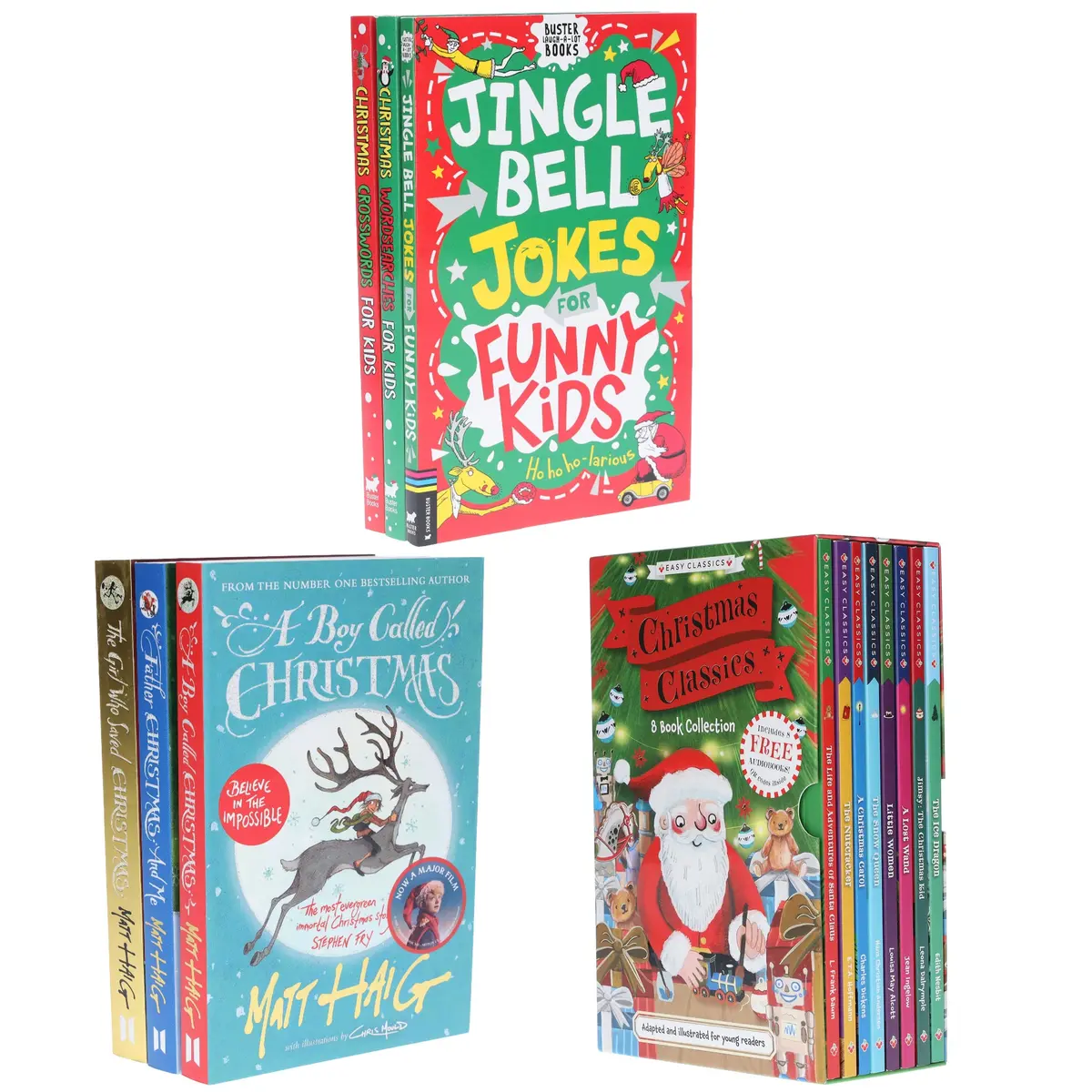 Christmas Easy Classics, Christmas Crosswords & A Boy Called Christmas: 14 Books Children’S Collection Set - Ages 7-11 - Paperback 1