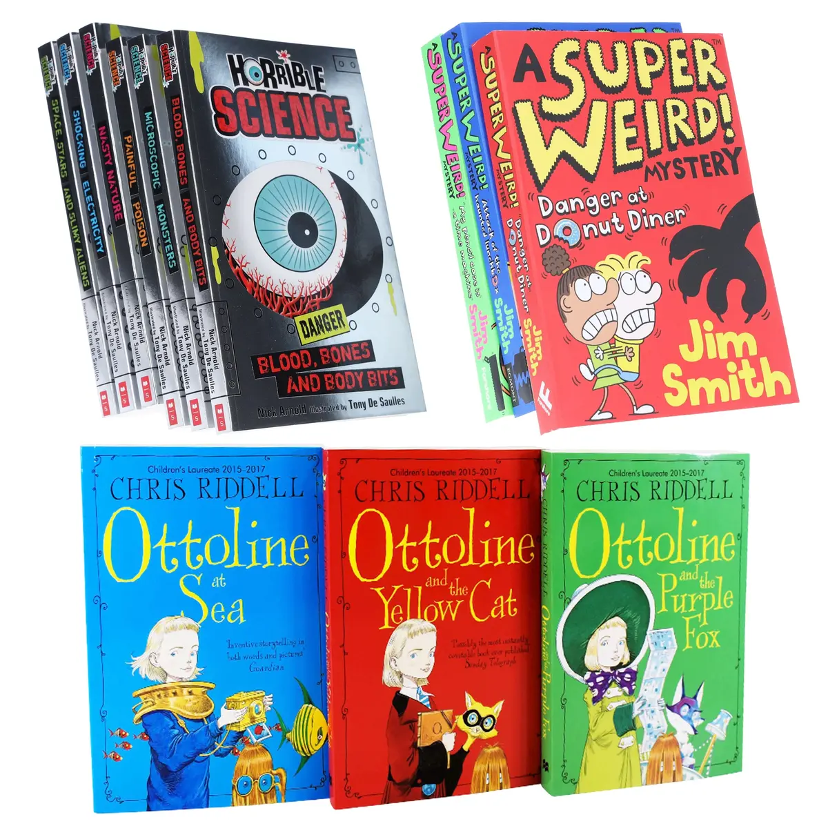 Horrible Science, A Super Weird Mystery & Ottoline: 12 Books Collection Set - Ages 7-12 - Paperback 1
