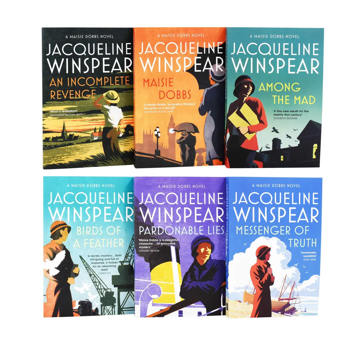 Damaged - The Maisie Dobbs Mystery Series By By Jacqueline Winspear 6 Books Collection Set - Fiction - Paperback - T 55 1