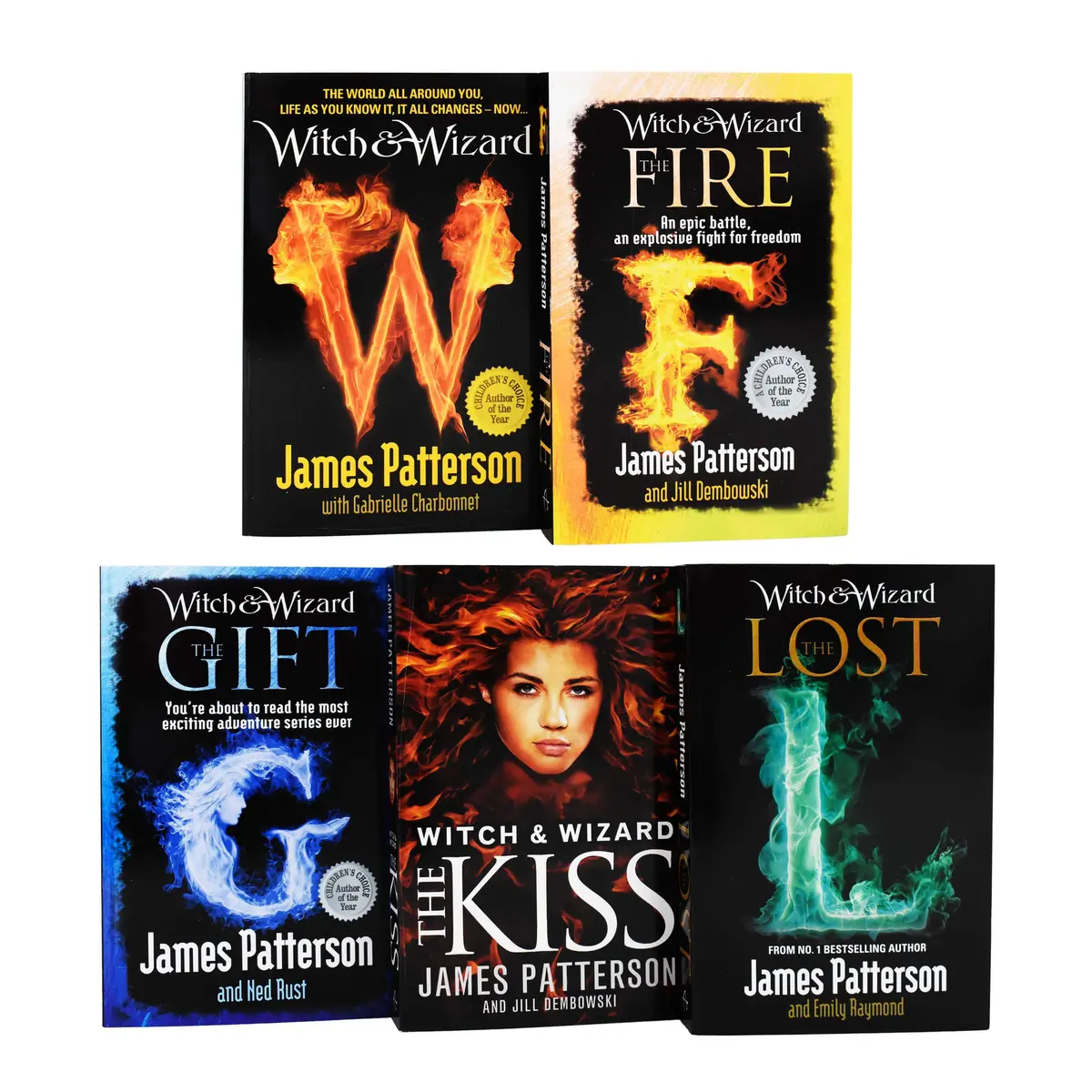 Damaged - Witch & Wizard Series 5 Books Collection Set By James Patterson – Ages 12-17 - Paperback - I 33 1