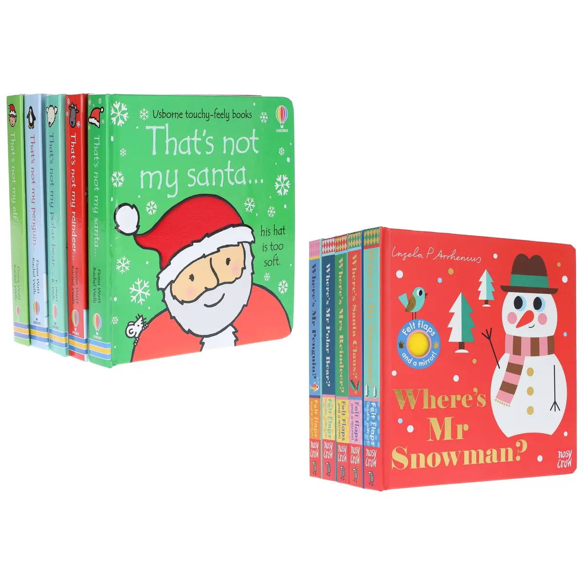 That's Not My... Christmas! & Felt Flaps And A Mirror! 10 Books Collection Set - Ages 0-5 - Board Book 1