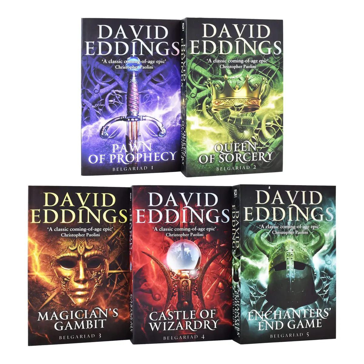 Damaged - The Belgariad Series By David Eddings Book 1 To 5 Collection 5 Books Set - Ages 12-15 - Paperback - I 37 1