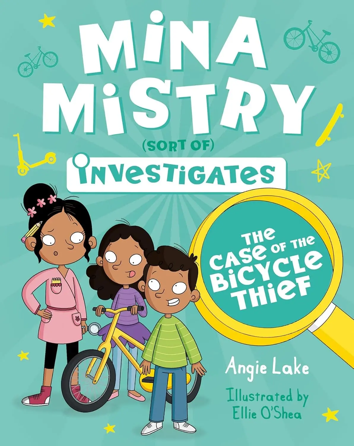 Mina Mistry Investigates Book 3: The Case Of The Bicycle Thief By Angie Lake - Ages 7-9 - Paperback 1