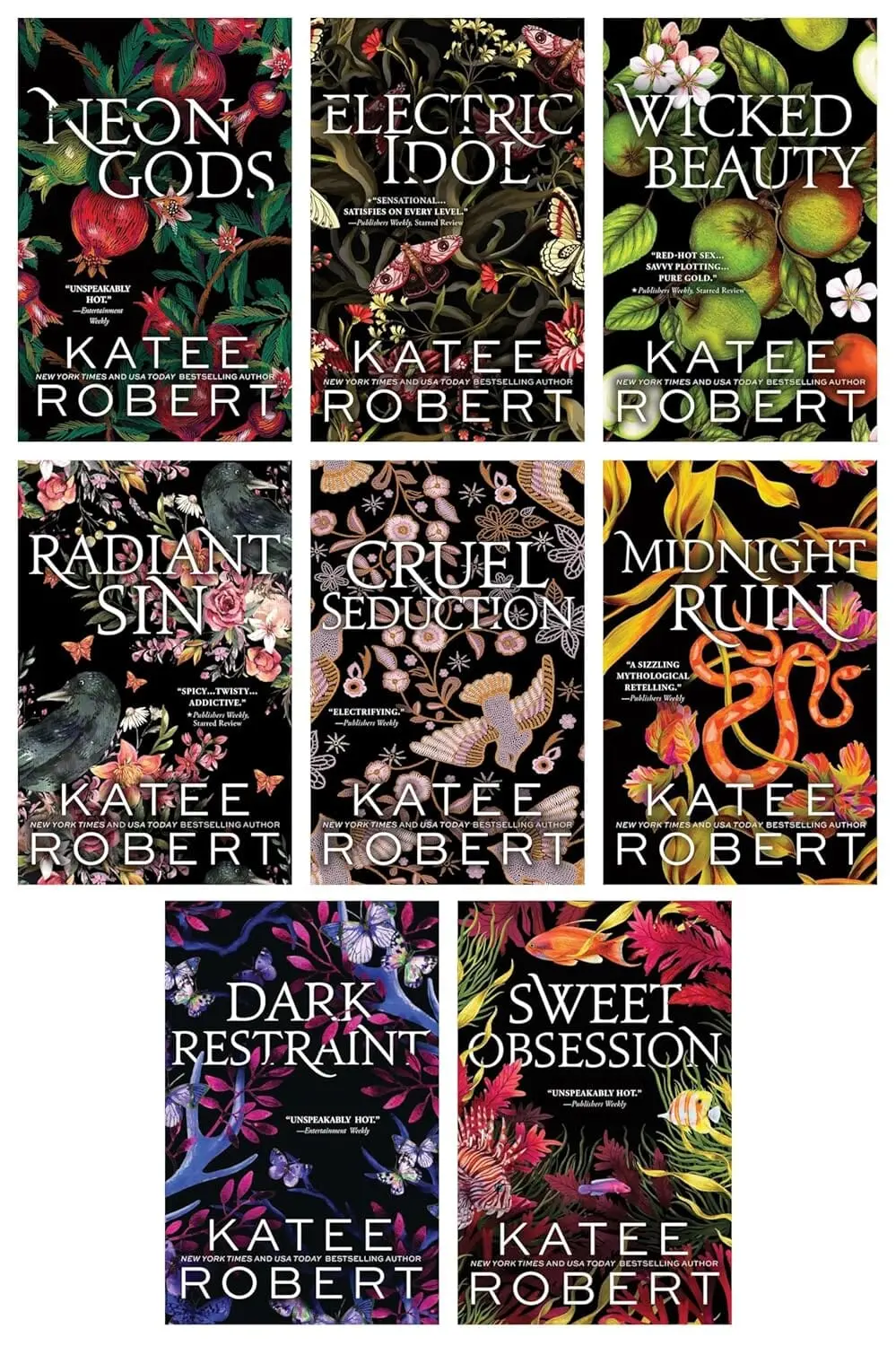 Dark Olympus Series By Katee Robert 8 Books Collection Set - Fiction - Paperback 1
