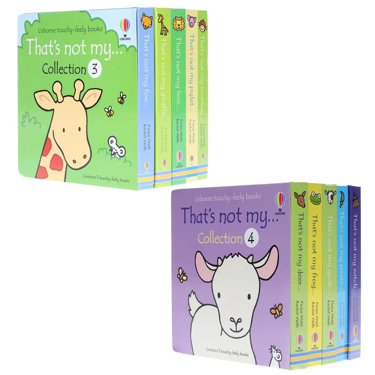 Usborne Touchy Feely Books: That's Not My... Series 3 & 4: Collection 10 Books Set - Ages 0-3 - Board Book 1