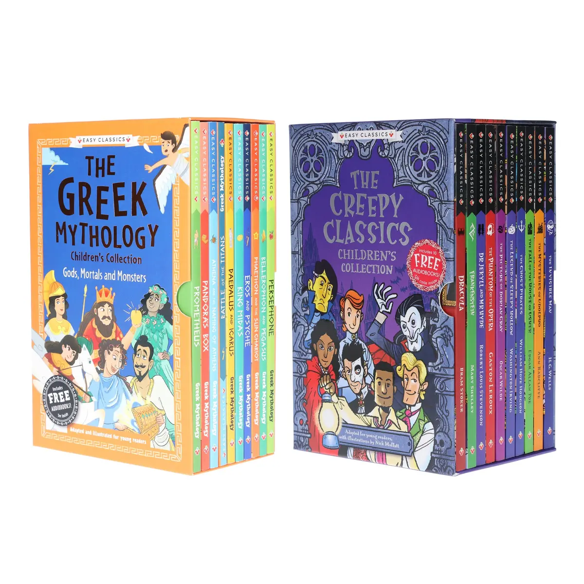 The Creepy Classics And Greek Mythology: 20 Books Collection Set - Ages 7-11 - Paperback 1