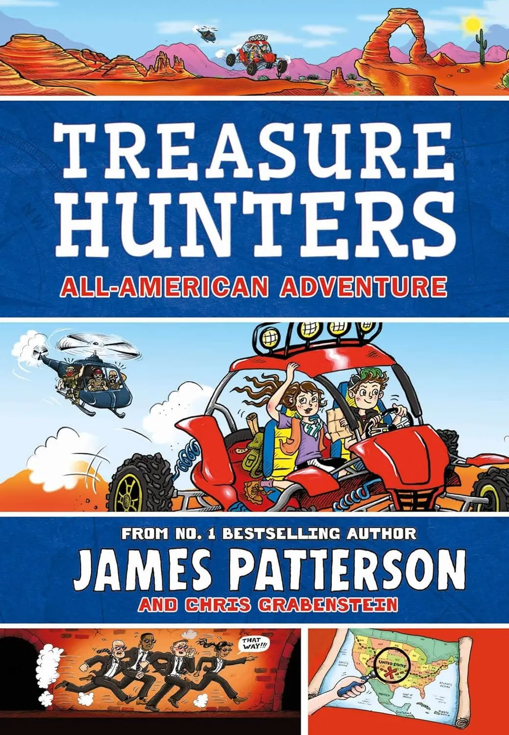 Treasure Hunters: All-American Adventure By James Patterson & Chris Grabenstein - Ages 9-11 - Paperback 1