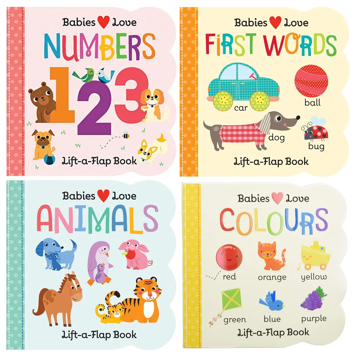 Babies Love Chunky Lift-A-Flap 4 Books Collection Set - Ages 0+ - Board Book 1