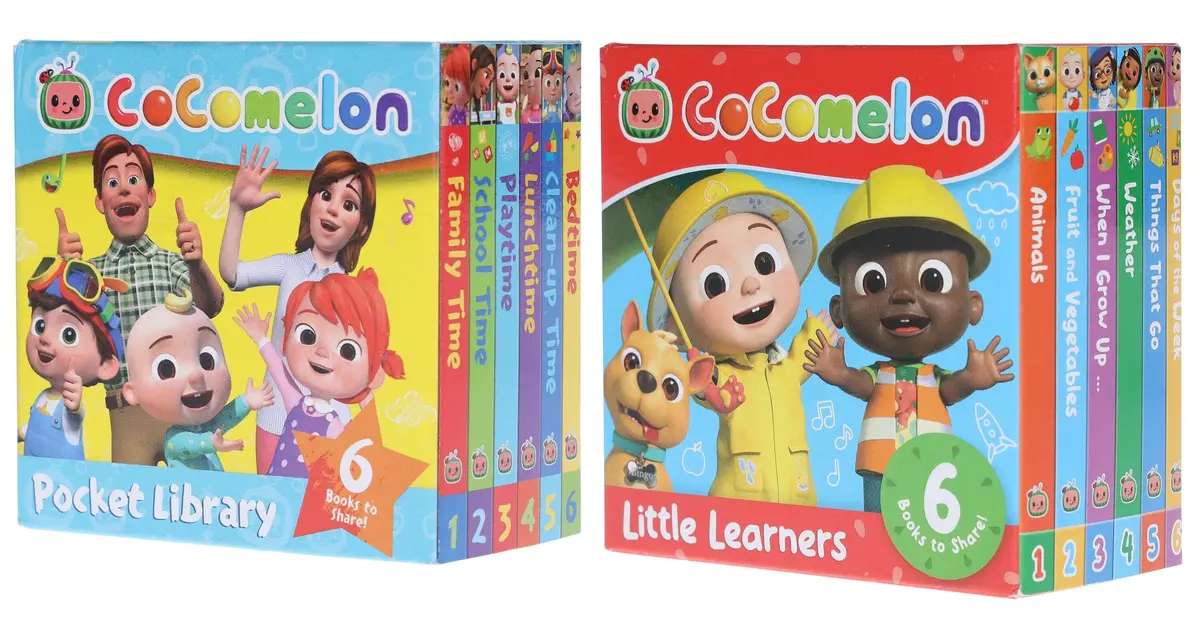 Cocomelon Little Learners Pocket Library: Illustrated 12 Mini Books Collection Box Set - Ages 1-4 - Board Book 1