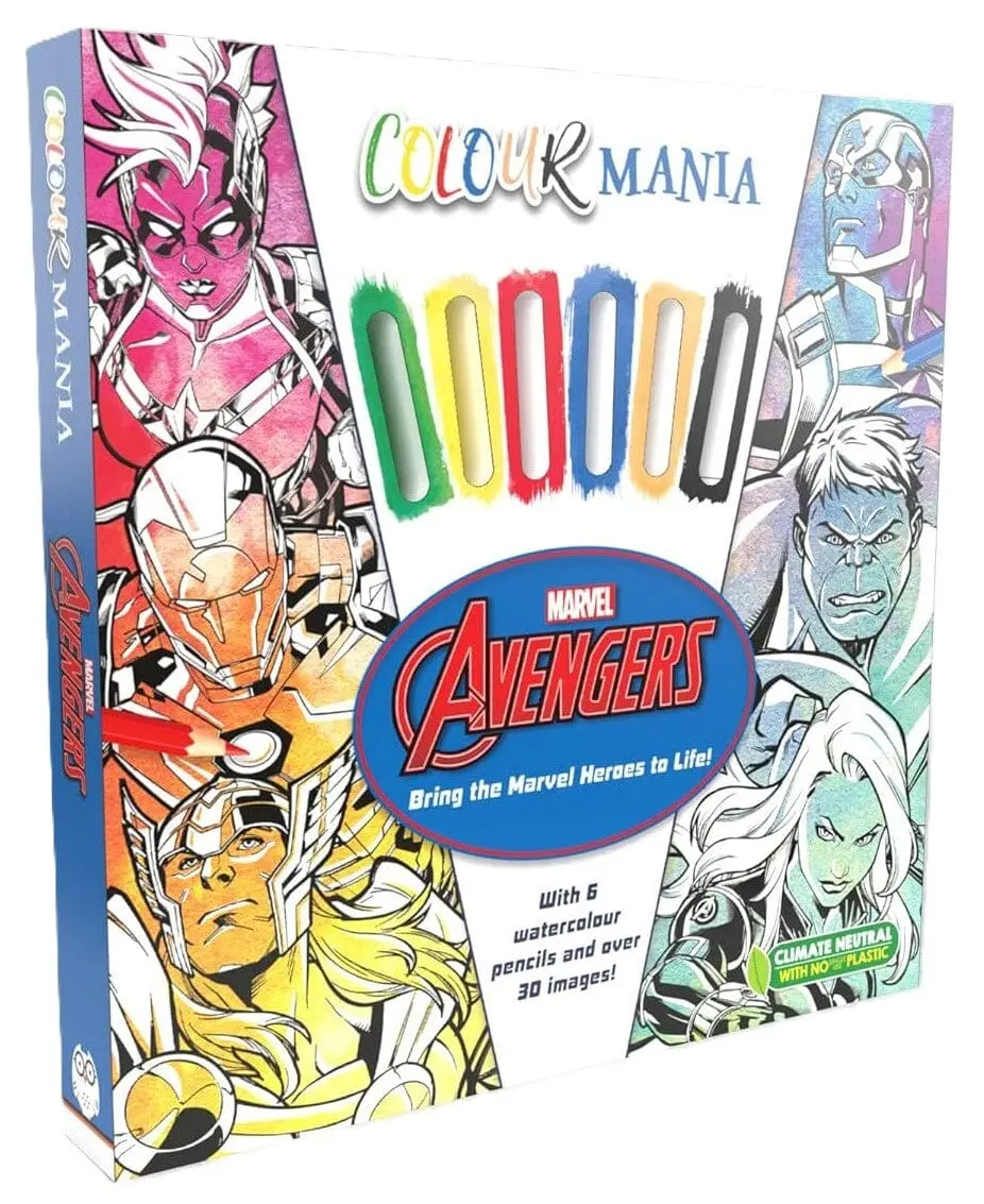 Marvel: Avengers: Bring The Marvel Heroes To Life!: With 6 Watercolour Pencils, Paintbrush And Over 30 Images! - Ages 7-11 - Paperback 1