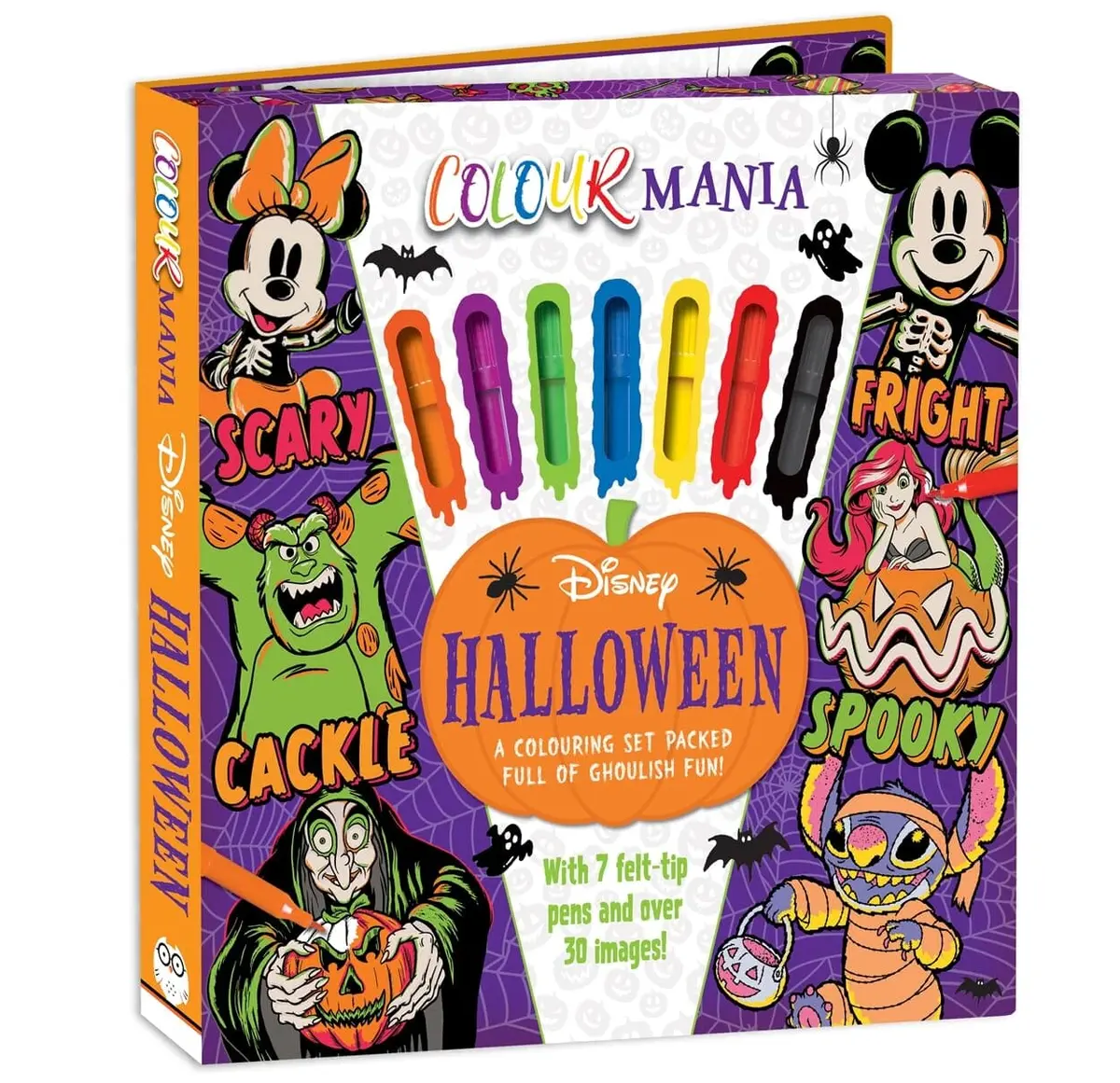 Disney Halloween: Colourmania: A Colouring Set Packed Full Of Ghoulish Fun! - Ages 4-6 - Paperback 1