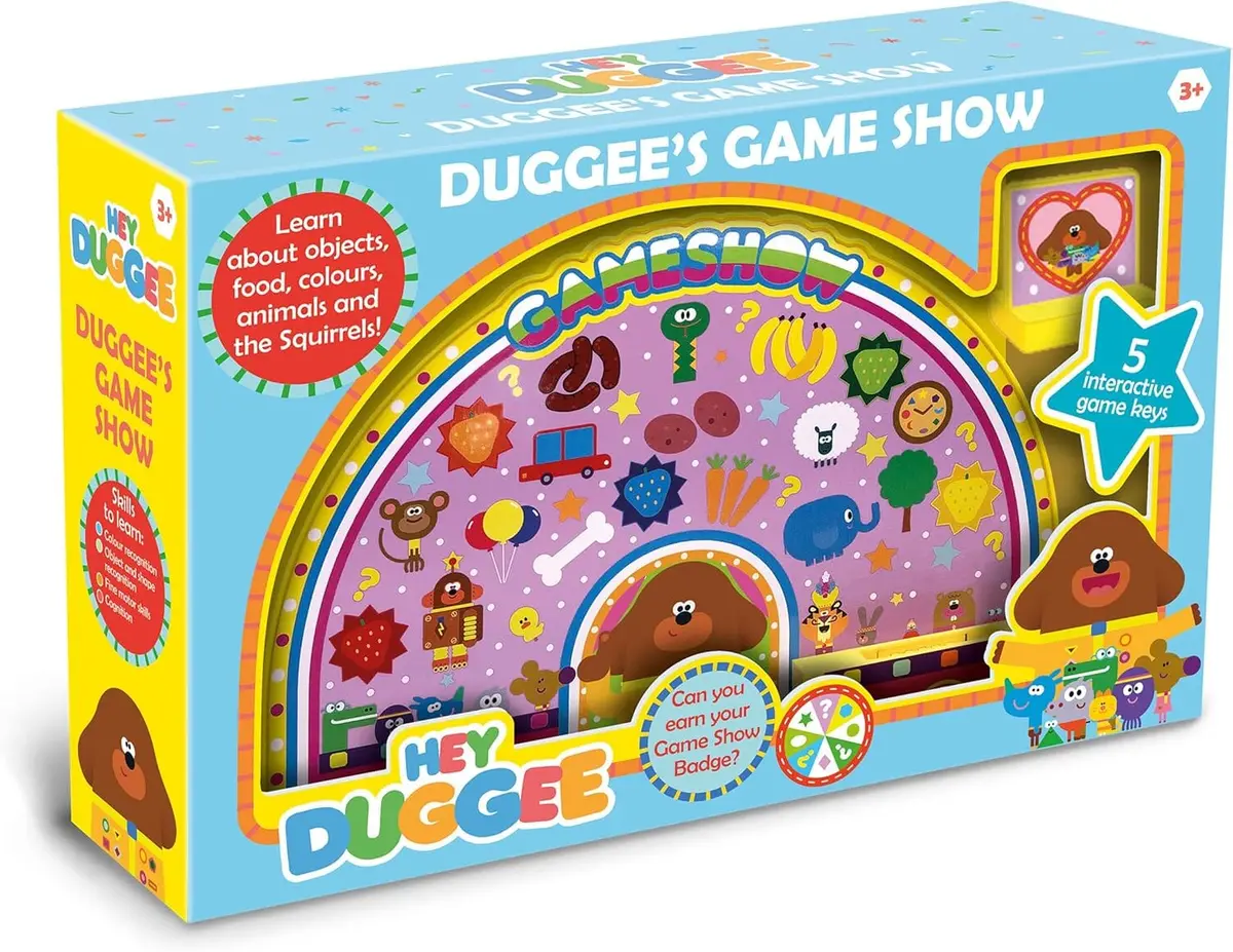 Hey Duggee's Game Show Toy For Kids: 5 Interactive Game Keys - Ages 3+ - Educational Toy 1