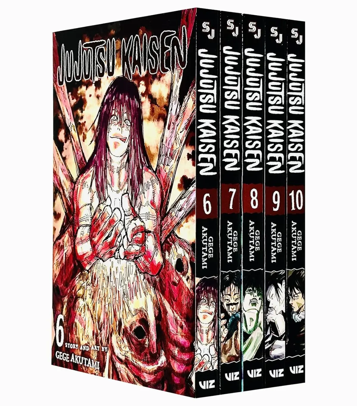 Jujutsu Kaisen By Gege Akutami: Volume 6-10 Collection 5 Books Manga Set - Ages 13-17 - Paperback 1