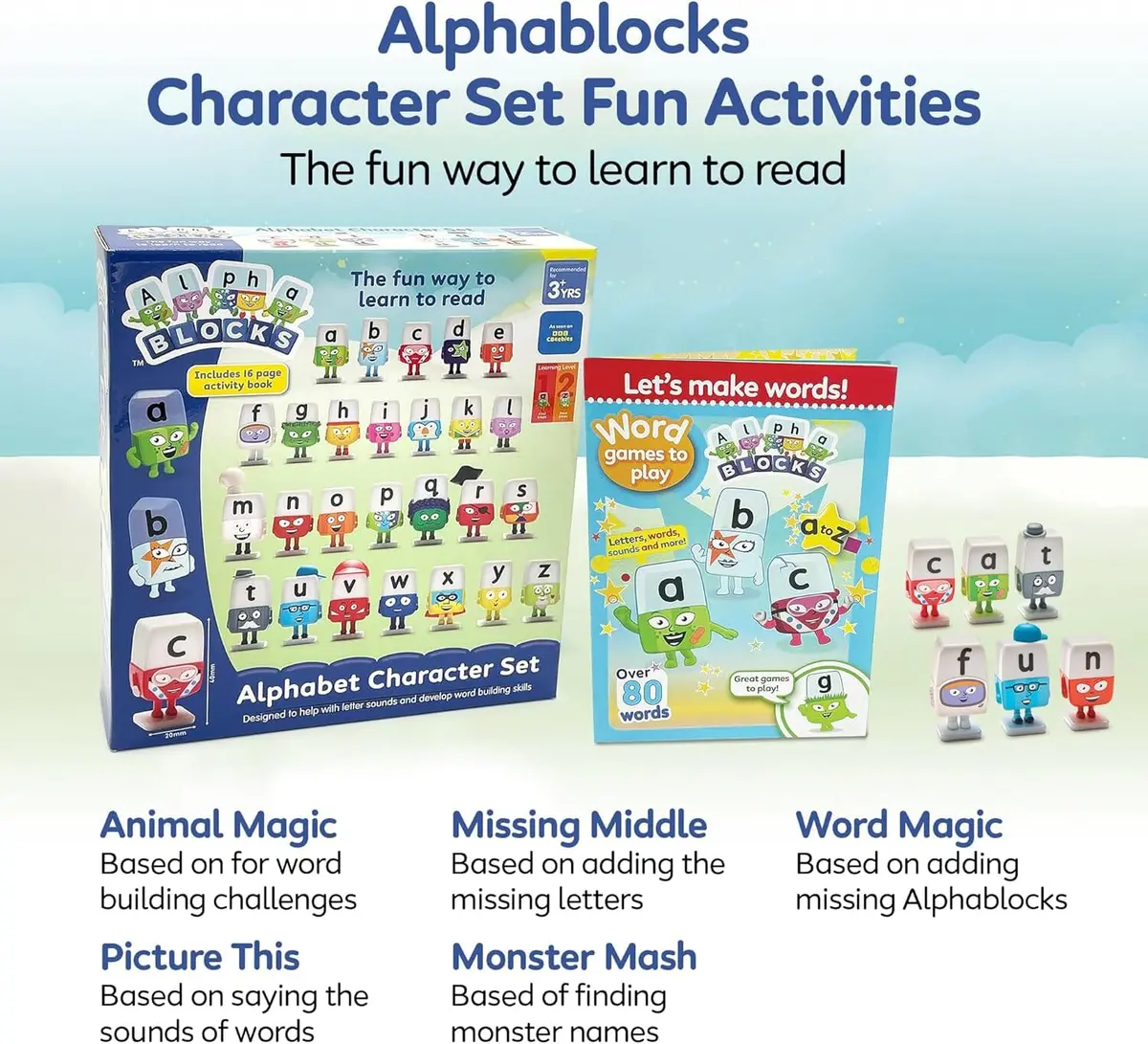 Alphablocks Alphabet Character Set: A Fun Way To Learn To Read - Ages 3+ - Educational Toy 1