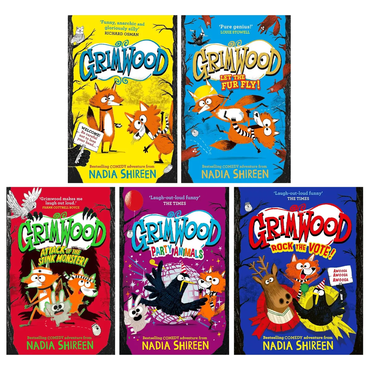 Grimwood Series By Nadia Shireen 5 Books Collection Set - Ages 6+ - Paperback 1
