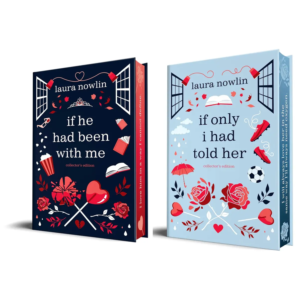 Laura Nowlin Collection (If He Had Been With Me & If Only I Had Told Her) 2 Books Collector's Edition Set - Age 14-18 - Hardback 1