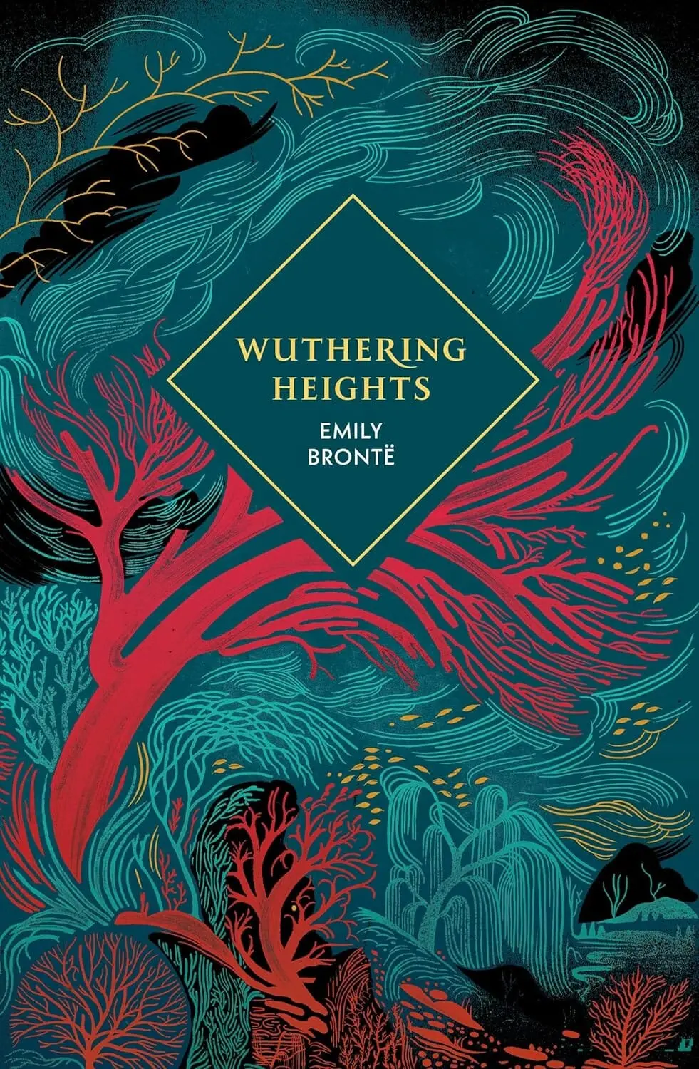 Wuthering Heights By Emily Bronte: Vintage Collector's Classics Sprayed Edge Edition - Fiction - Hardback 1