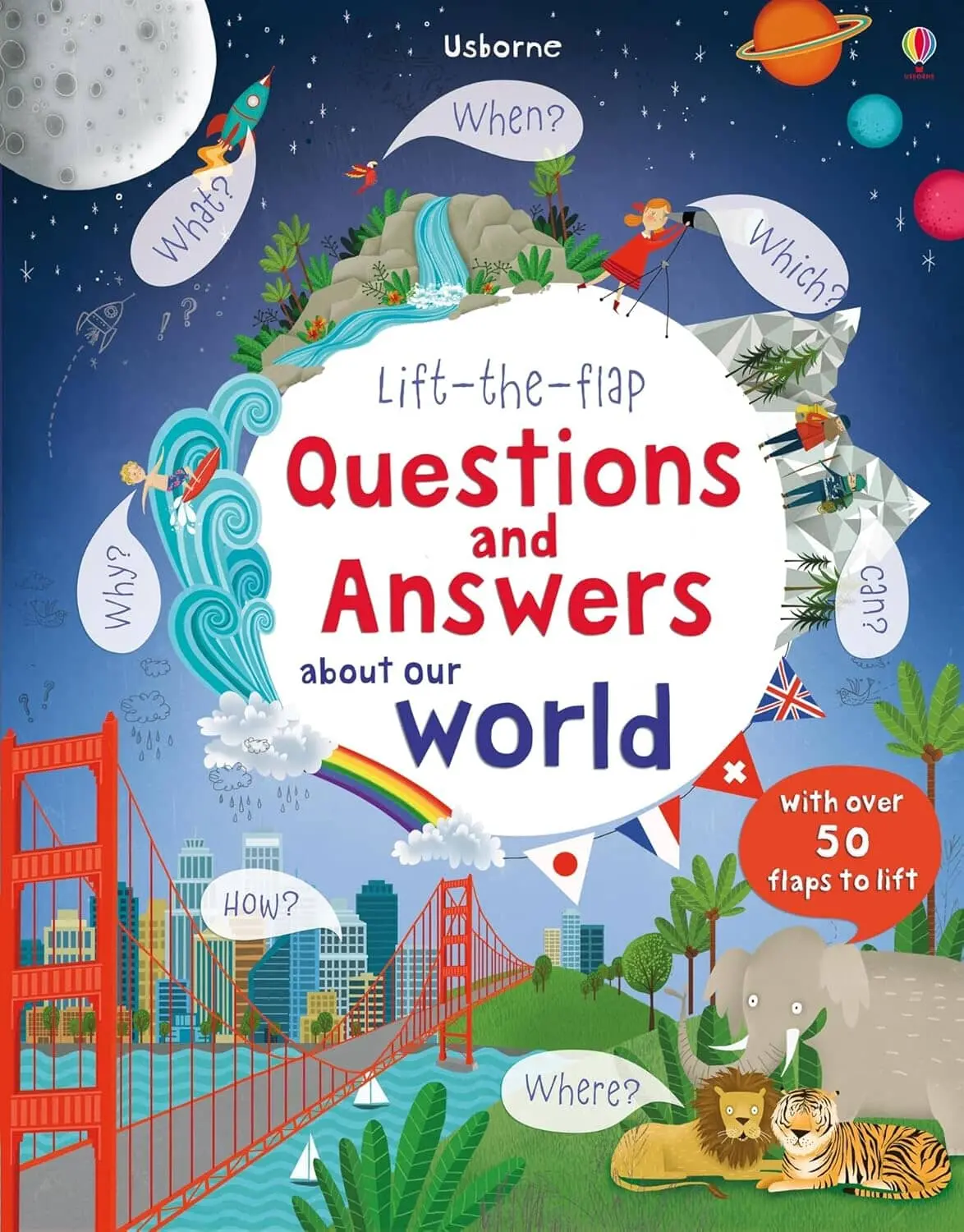 Lift-The-Flap Questions And Answers About Our World By Katie Daynes - Ages 4+ - Board Book 1
