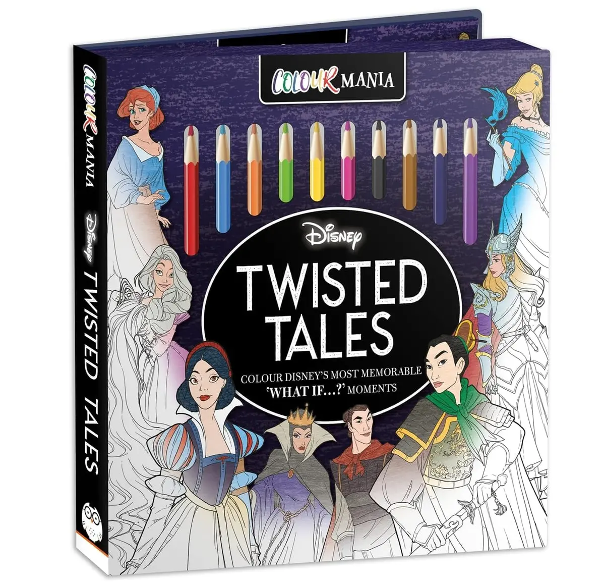 Disney: Twisted Tales Colourmania: Colour Disney's Most Memorable 'What If...?' Moments - Ages 10+ - Paperback 1