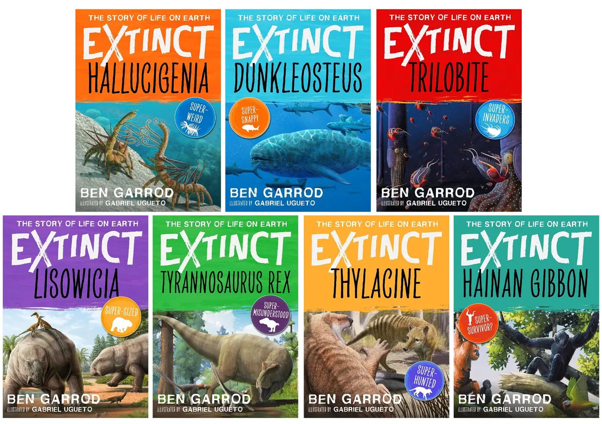 Extinct: The Story Of Life On Earth Series By Ben Garrod 7 Books Collection Set - Non Fiction - Paperback 1