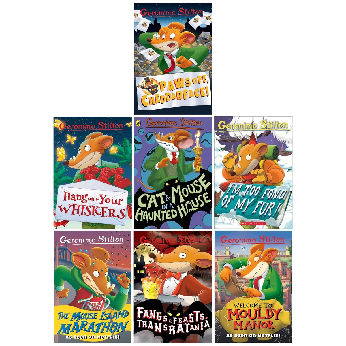 The Geronimo Stilton Bundle: 7 Books Collection Set - Ages 5-7 - Paperback 1