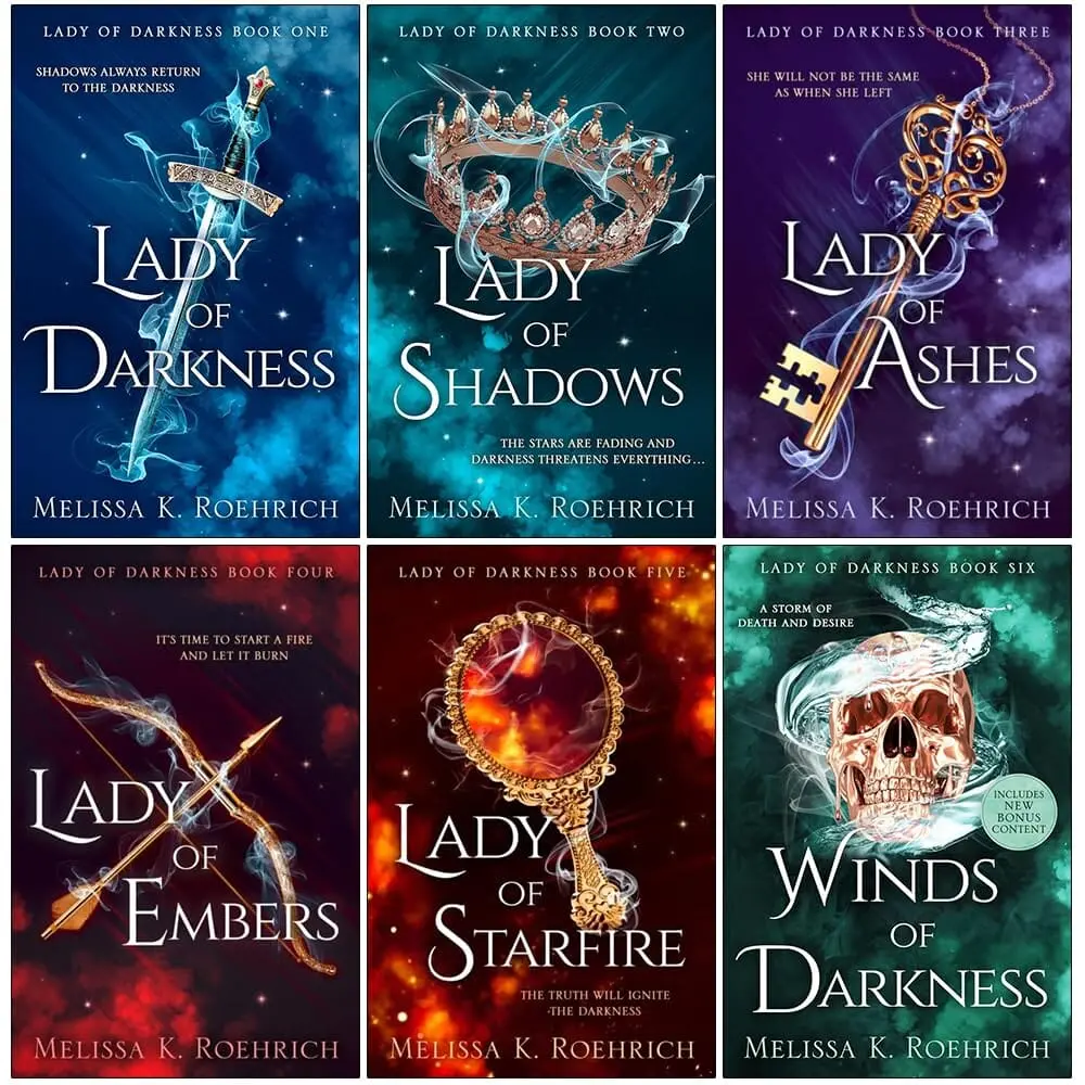 Lady Of Darkness Series By Melissa K. Roehrich 6 Books Collection Set - Fiction - Paperback 1