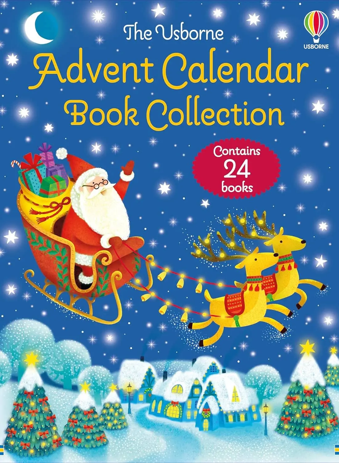 Usborne Advent Christmas Calendar Book (Blue): 24 Books Collection Set - Ages 3+ - Paperback 1