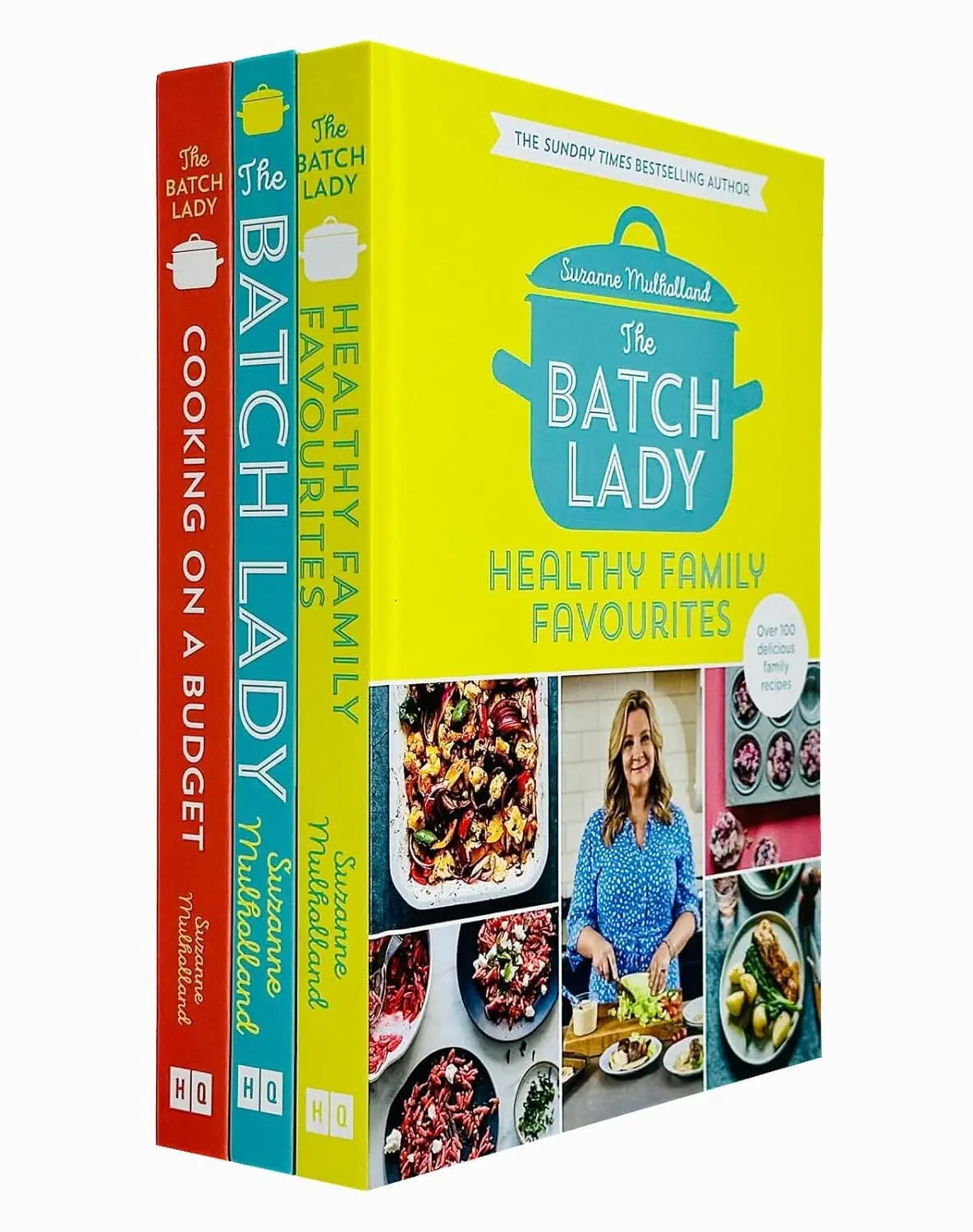 The Batch Lady Collection (The Batch Lady, Cooking On A Budget & Healthy Family Favourites) By Suzanne Mulholland 3 Books Set - Non Fiction - Hardback 1