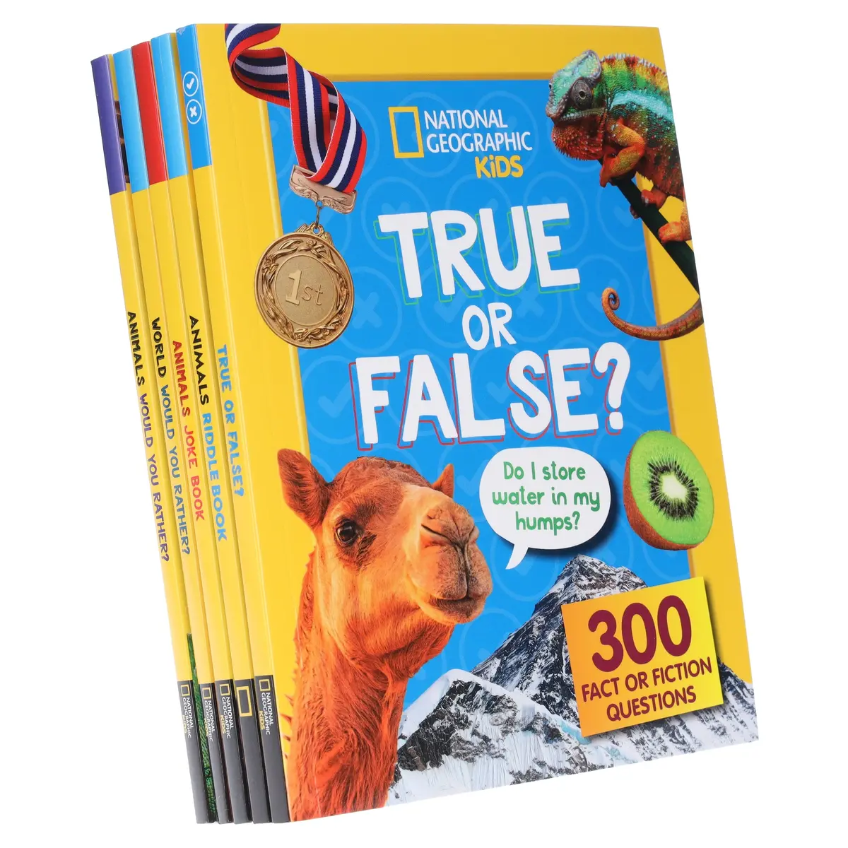 National Geographic Kids Animals Joke Book: 300 Laugh-Out-Loud Jokes 5 Books Collection Set - Ages 6+ - Paperback 1
