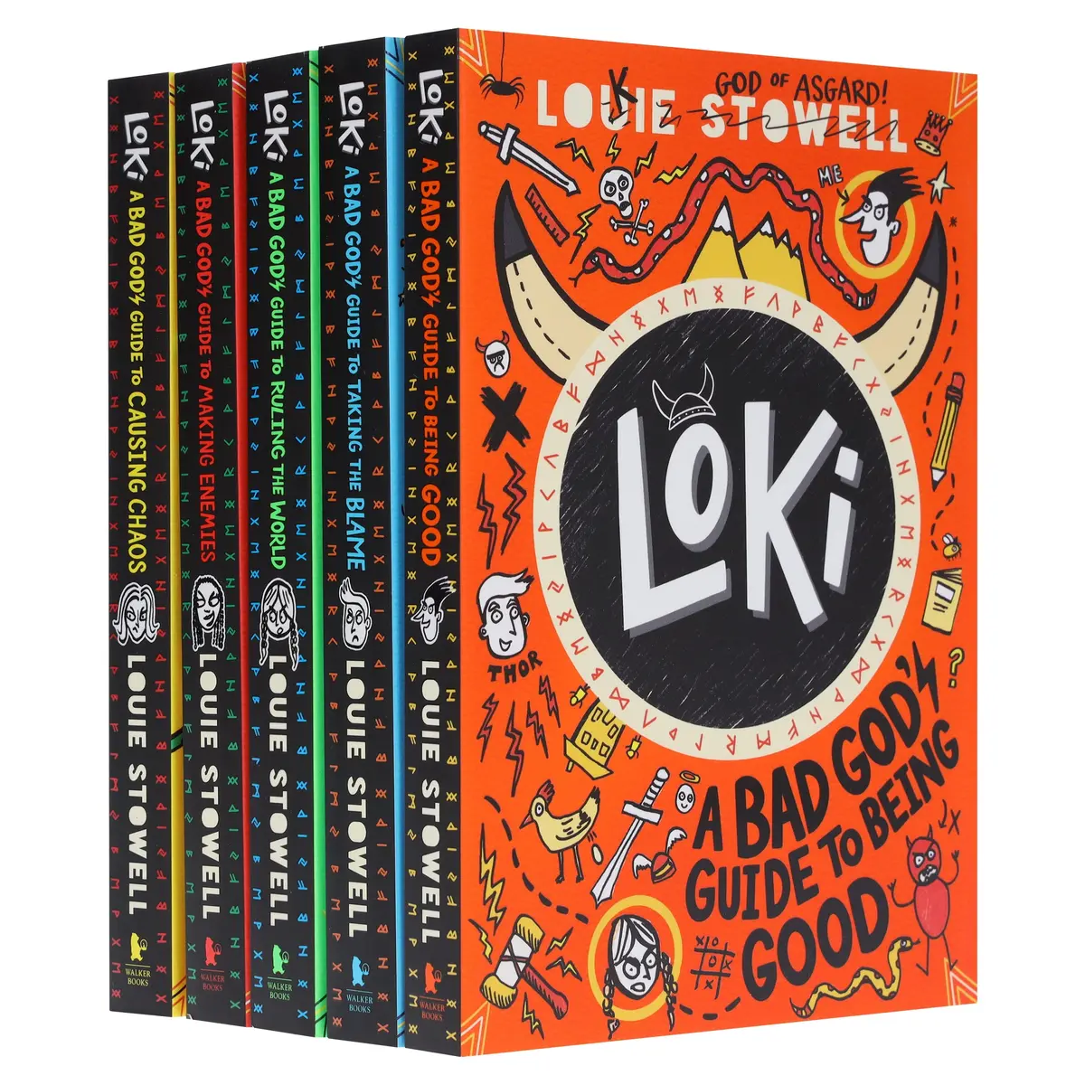 Loki: A Bad God’S Guide Series By Louie Stowell 5 Books Collection Set - Ages 9-12 - Paperback 1