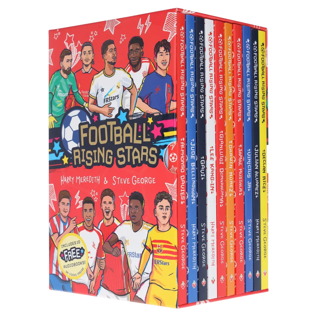 Football Rising Stars Series 2: By Harry Meredith & Steve George 10 Books Collection Box Set - Ages 7-9 - Paperback 1