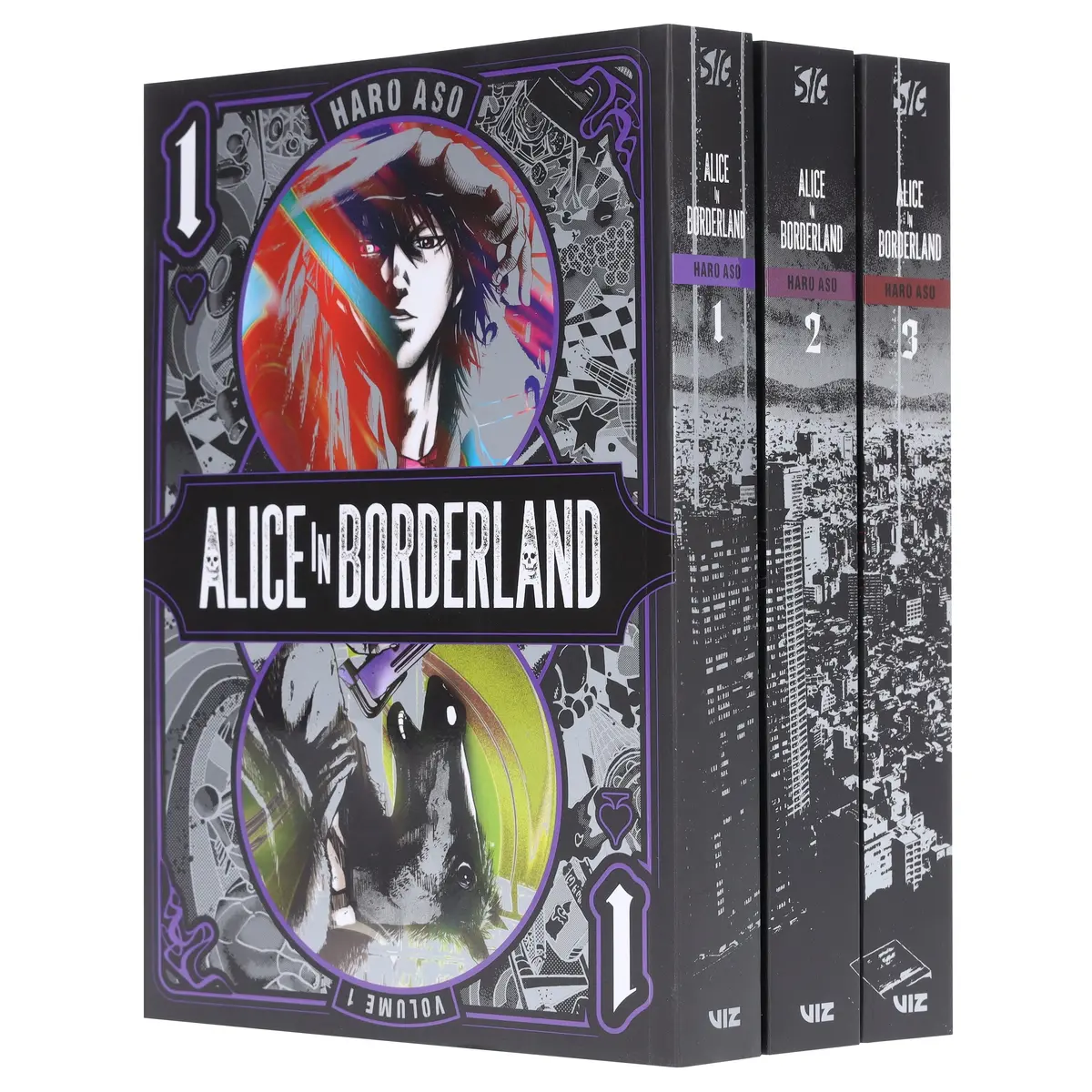 Alice In Borderland (Vol. 1-3) By Haro Aso 3 Books Collection Manga Set - Fiction - Paperback 1