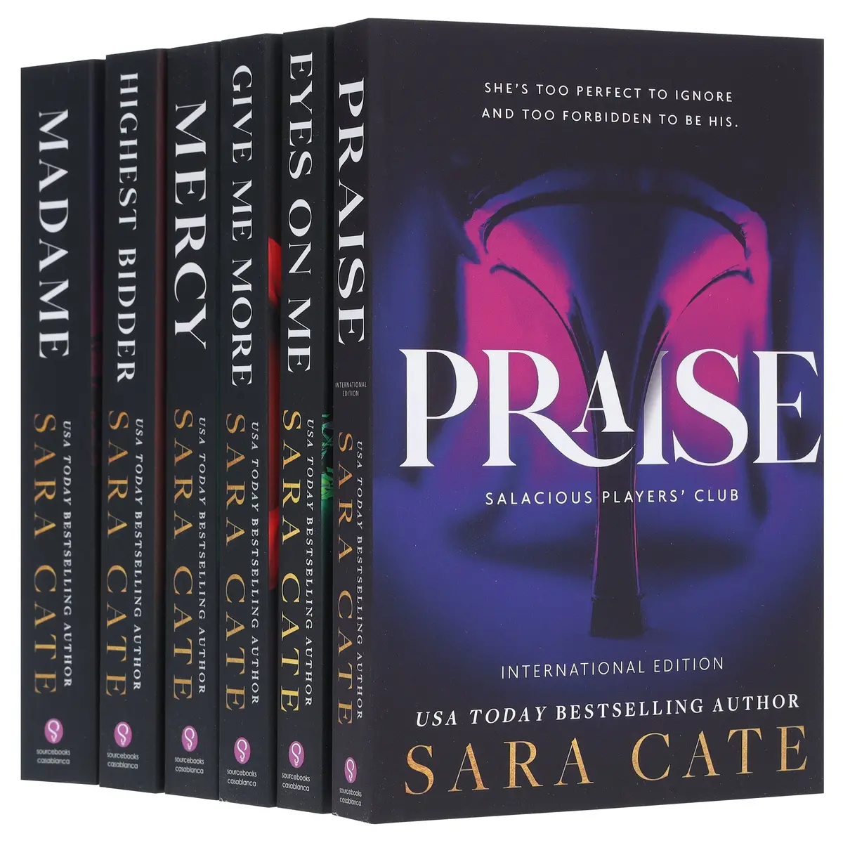 Salacious Players' Club Series By Sara Cate 6 Books Collection Set - Fiction - Paperback 1