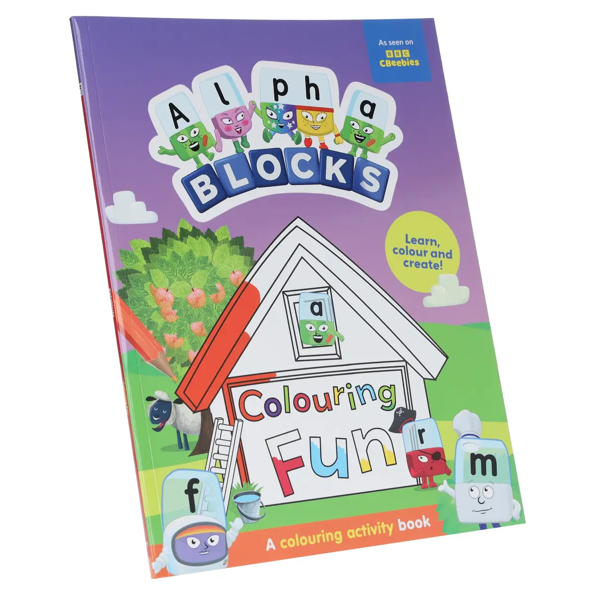 Alphablocks Colouring Fun: Learn, Colour And Create! A Colouring Activity Book - Ages 3-6 - Paperback 1