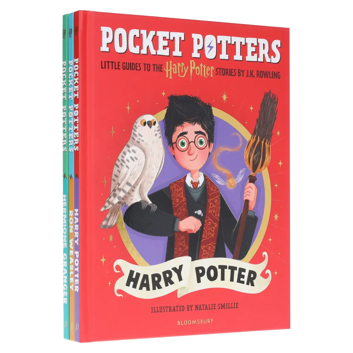 Harry Potter: Pocket Potters By J.K. Rowling Illustrated 3 Books Collection Set - Ages 7+ - Hardback 1